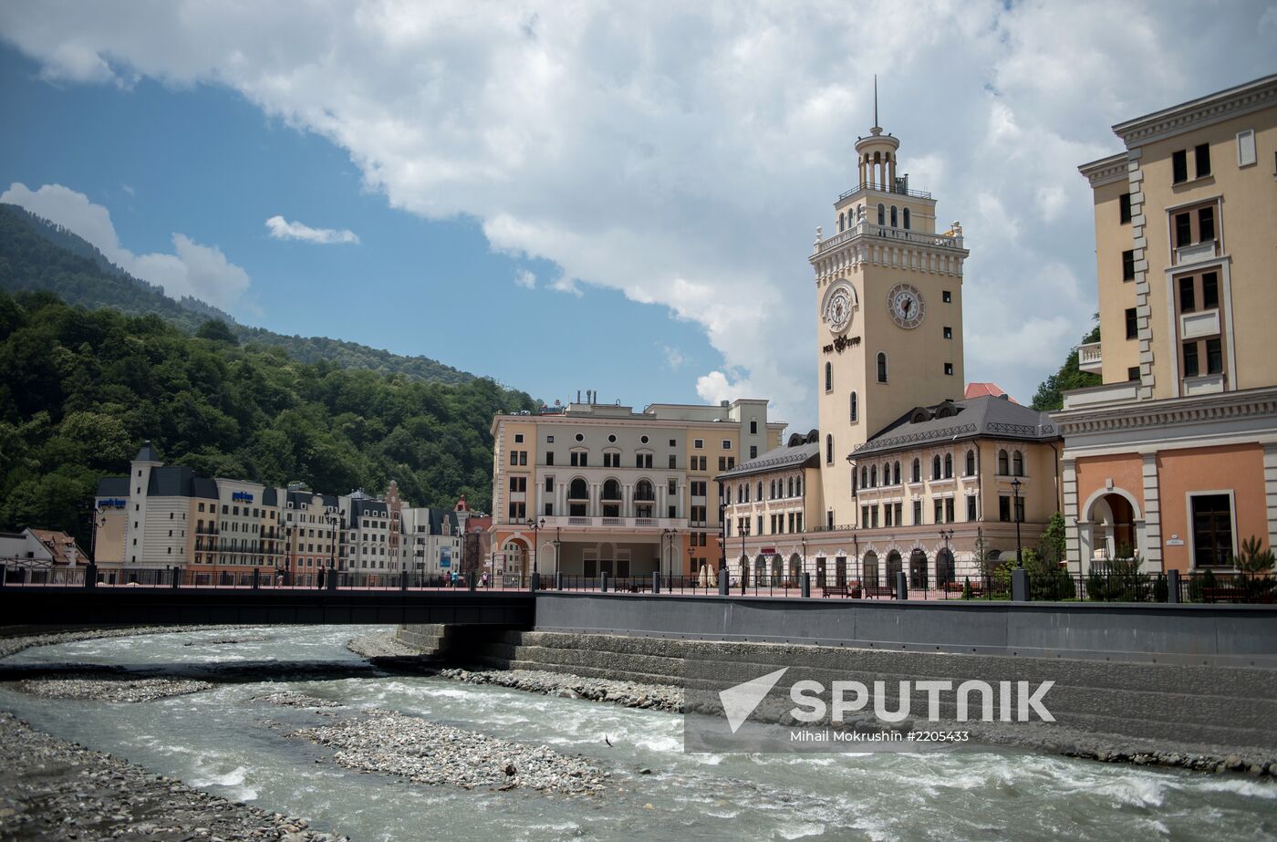 Construction of Olympic facilities