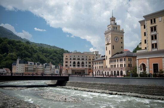 Construction of Olympic facilities