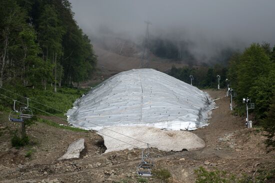 Construction of Olympic facilities