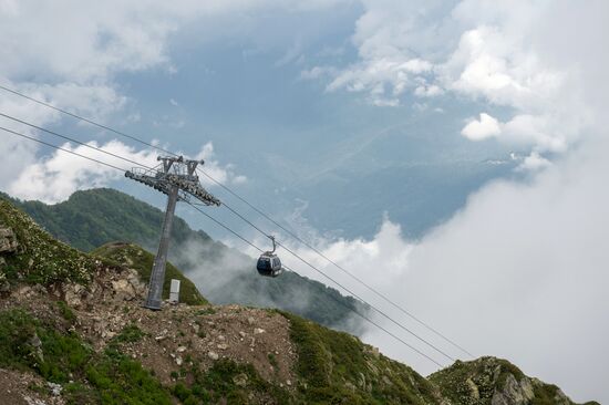 Construction of Olympic facilities