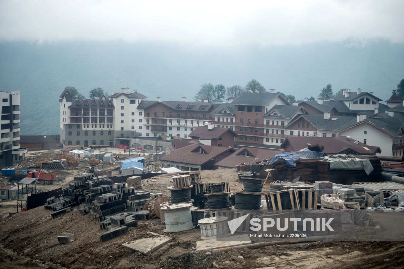 Construction of Olympic facilities