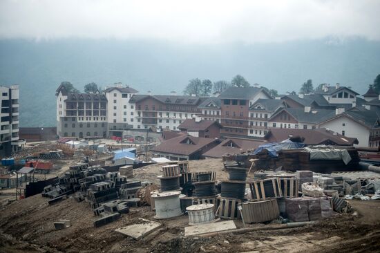 Construction of Olympic facilities