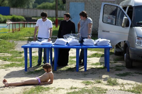 Mass baptizing in Stavropol Region