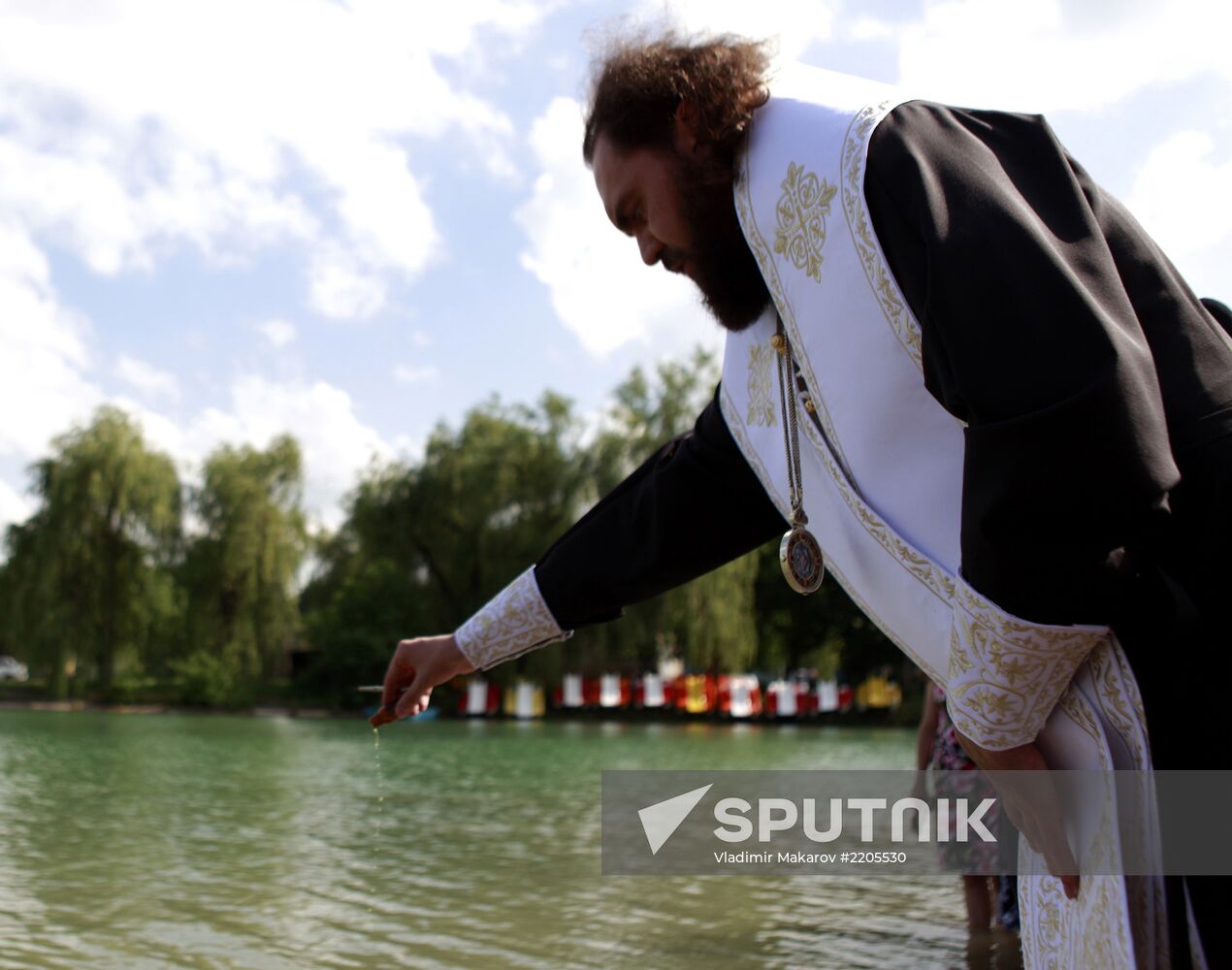 Mass baptizing in Stavropol Region