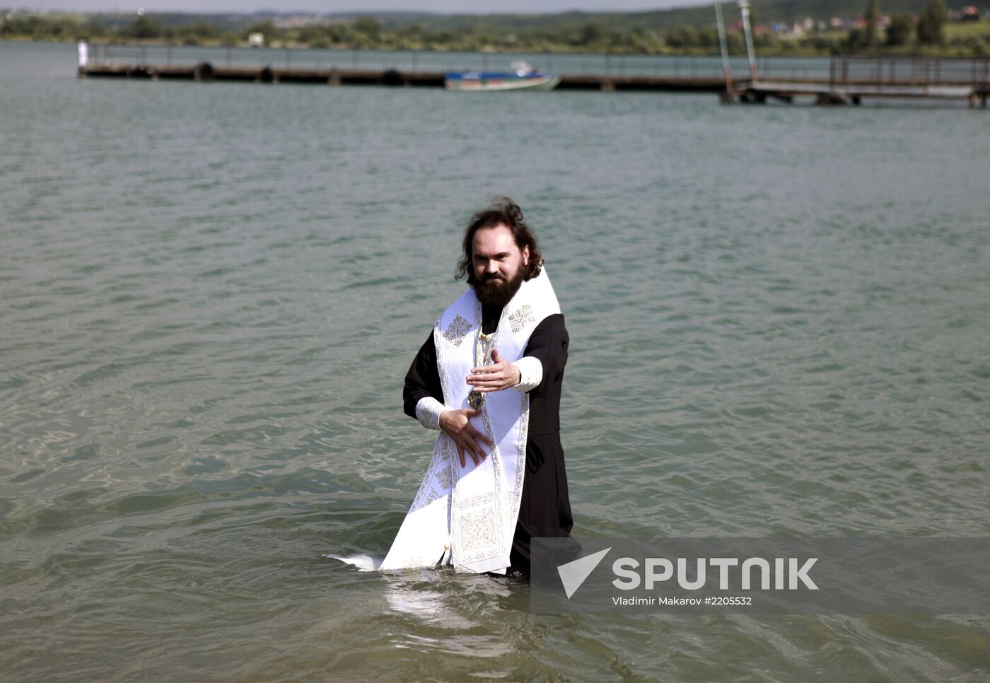 Mass baptizing in Stavropol Region