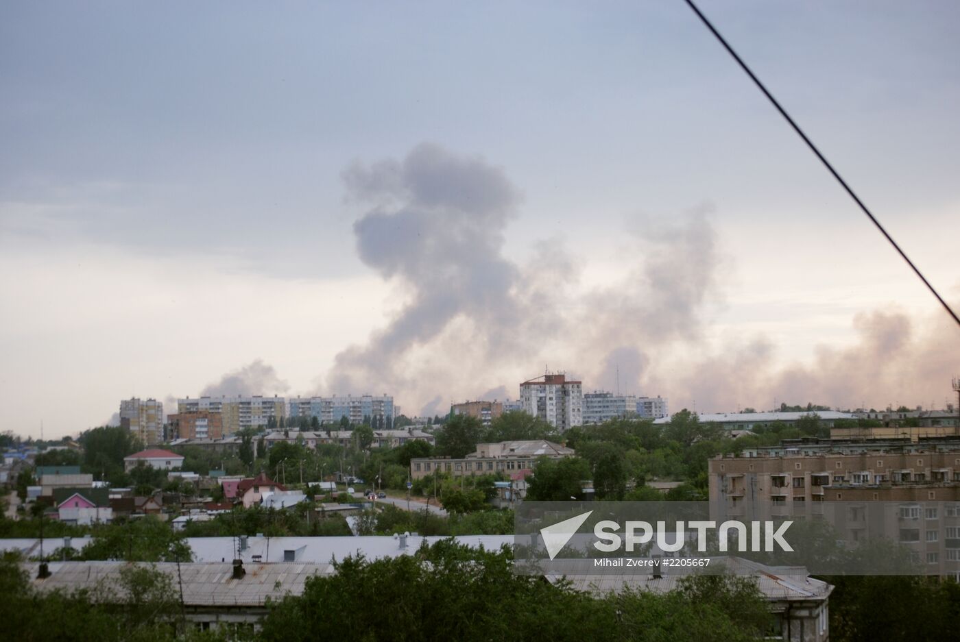 Stored artillery shells explode outside Samara