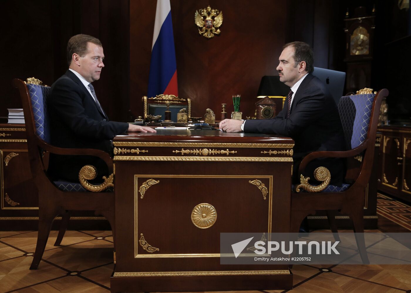 Dmitry Medvedev meets with Anton Drozdov