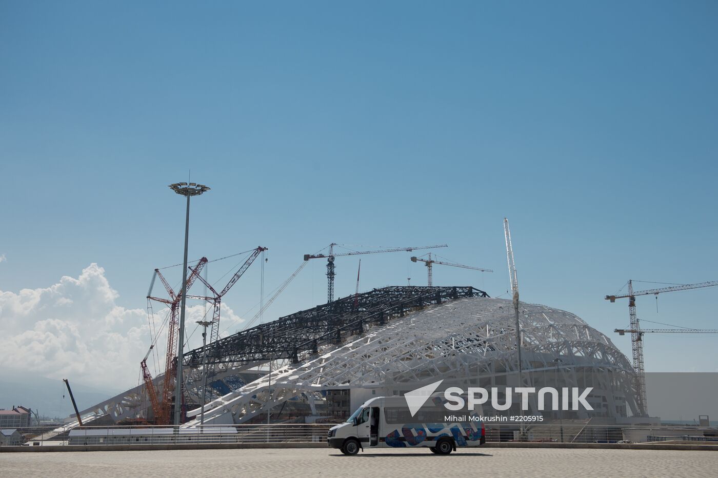 Construction of Olympic facilities