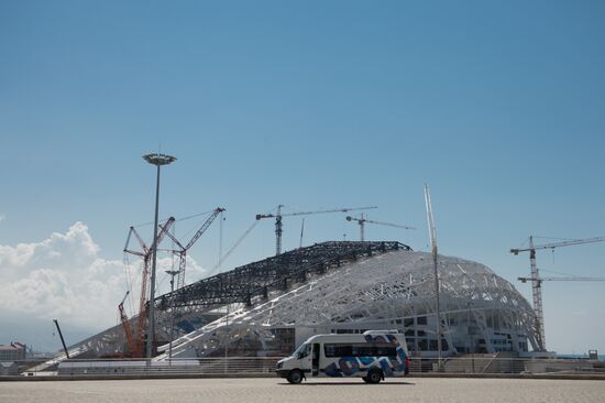 Construction of Olympic facilities