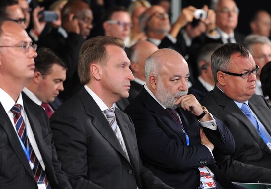 Vladimir Putin at B20 Summit in St. Petersburg