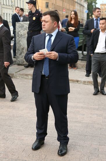 Sberbank Night party in St. Petersburg