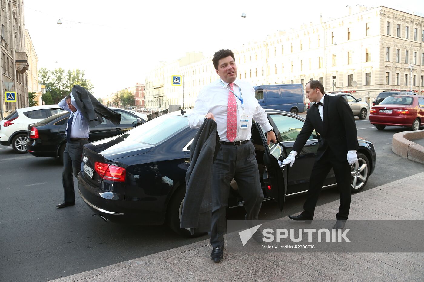 Sberbank Night party in St. Petersburg