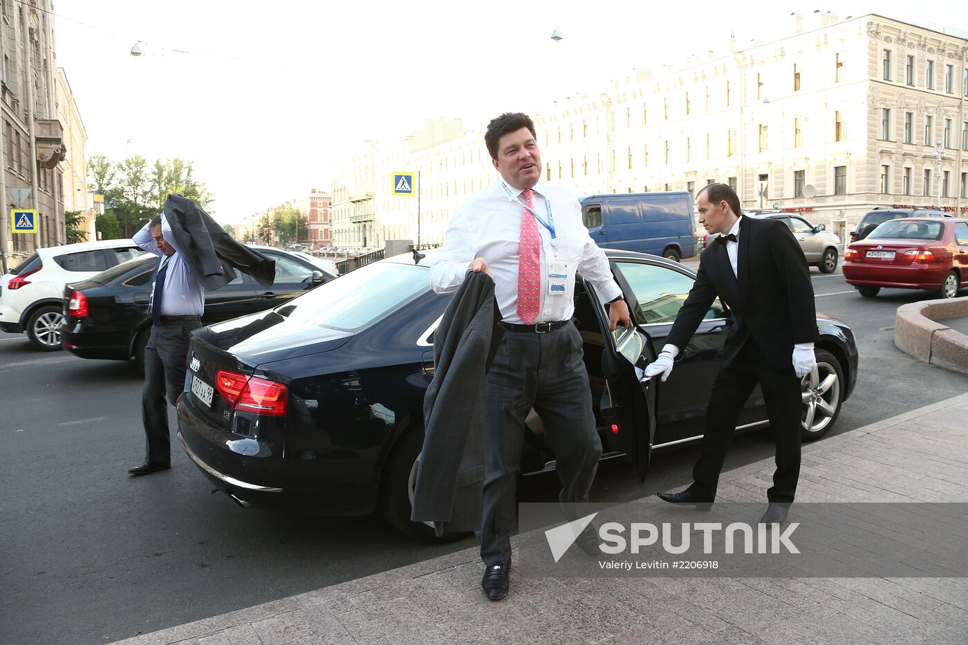 Sberbank Night party in St. Petersburg