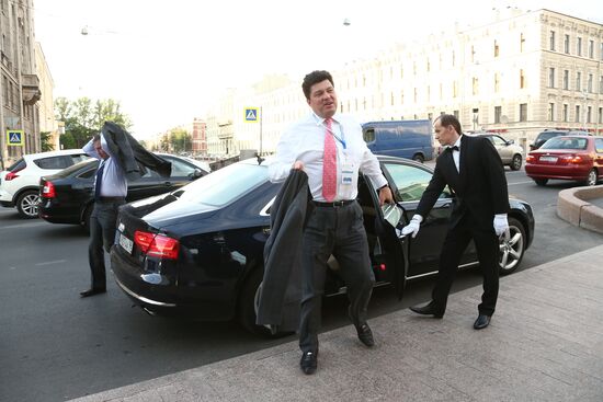 Sberbank Night party in St. Petersburg