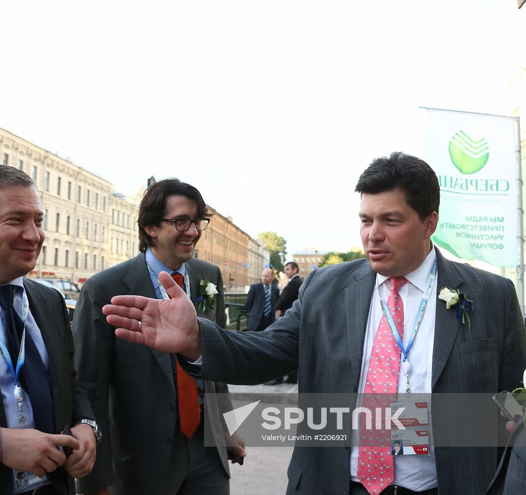 Sberbank Night party in St. Petersburg