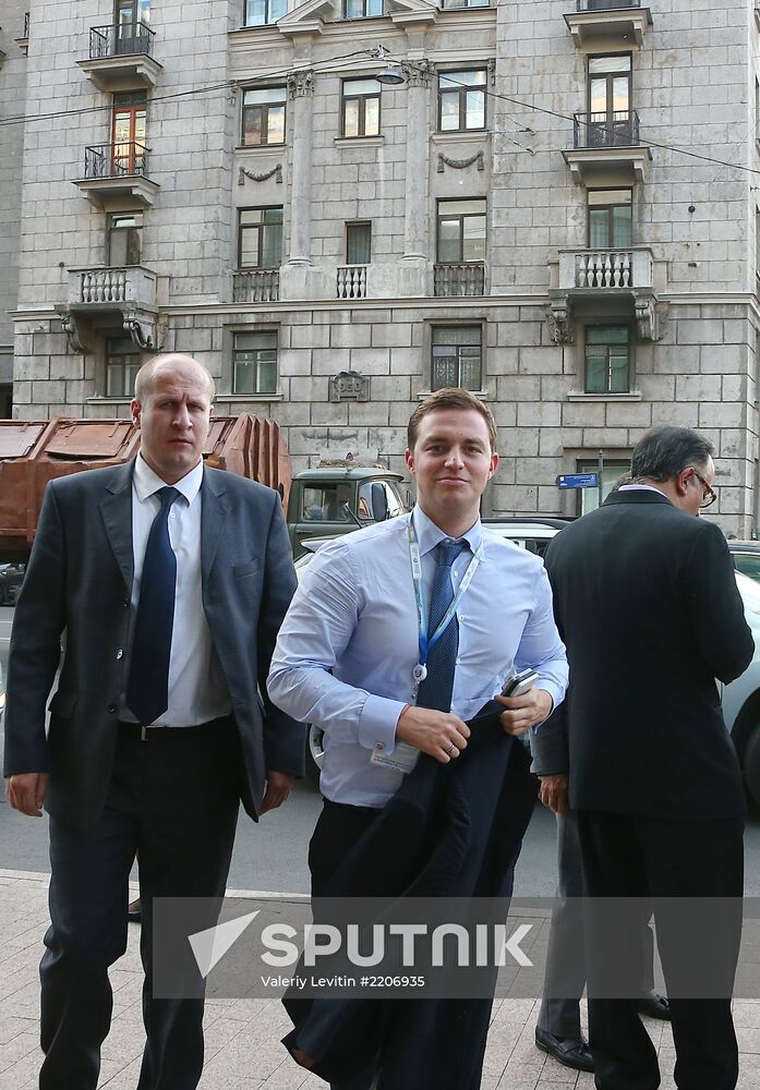 Sberbank Night party in St. Petersburg