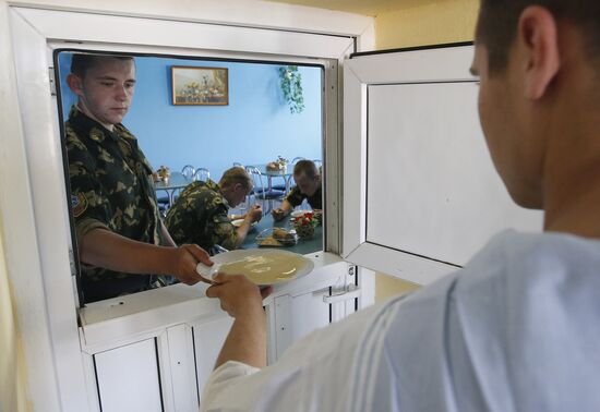 Brest border post in Belarus