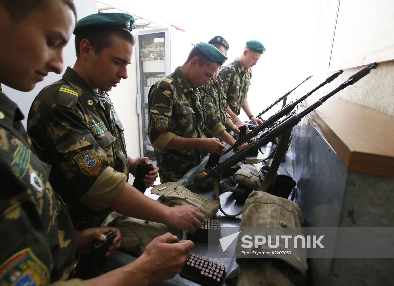 Brest border post in Belarus