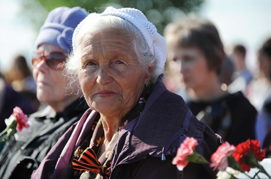 Vigil on Day of Remembrance and Mourning in Chita