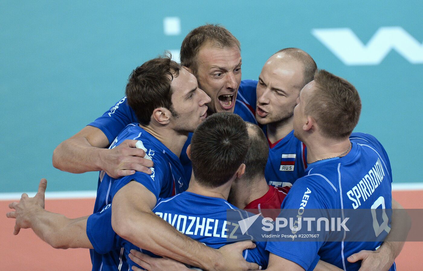 Volleyball World League. Russia vs. Italy