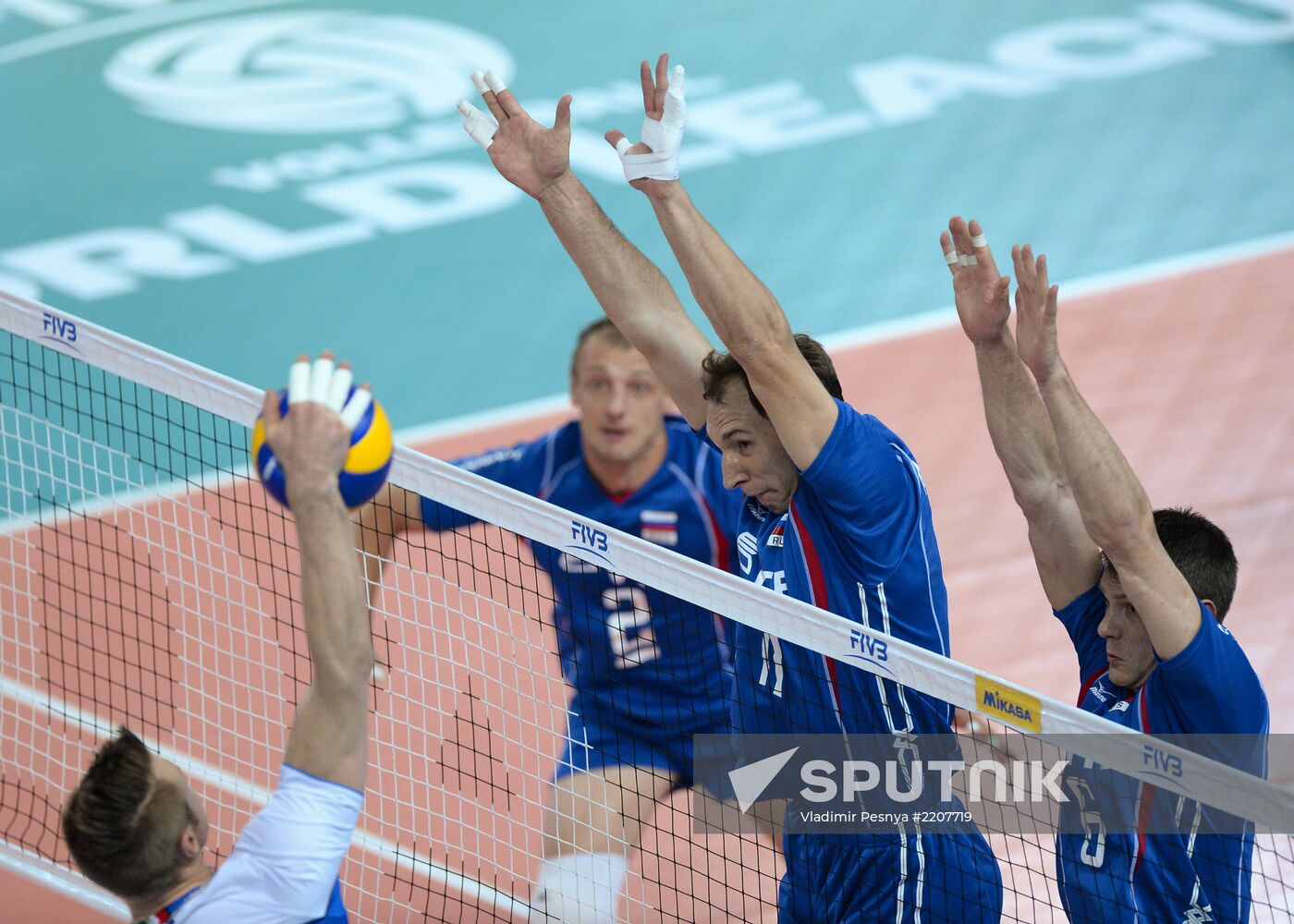 Volleyball World League. Russia vs. Italy