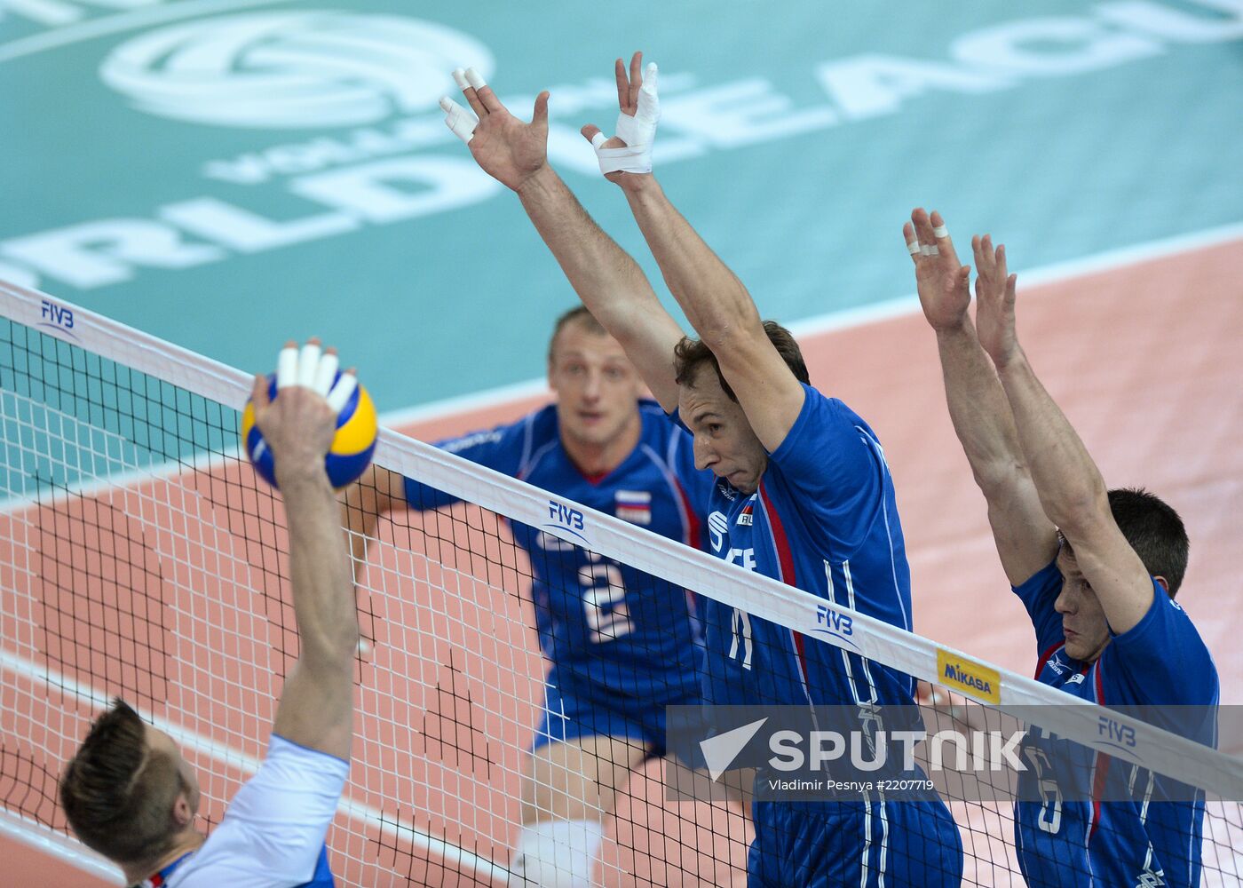 Volleyball World League. Russia vs. Italy