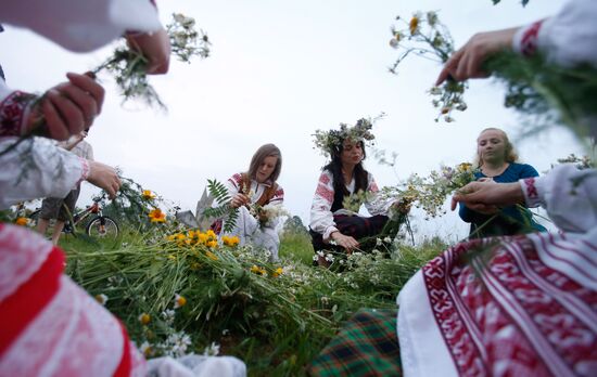 Summer solstice holiday Kupalye celebrated in Belarus
