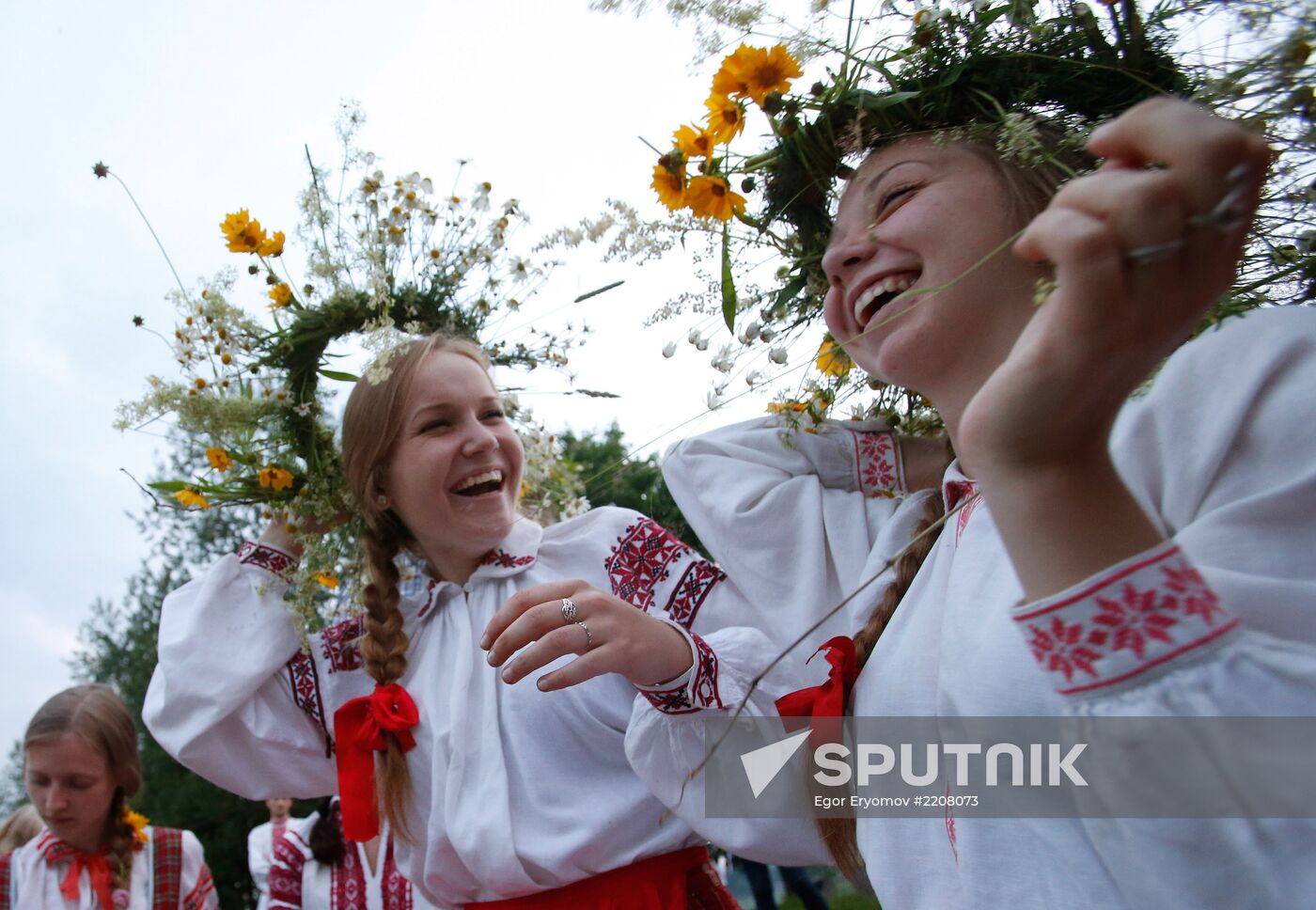 Summer solstice holiday Kupalye celebrated in Belarus