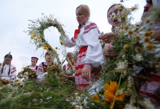 Summer solstice holiday Kupalye celebrated in Belarus