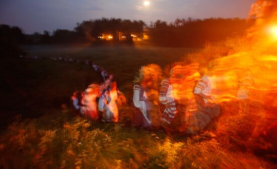 Summer solstice holiday Kupalye celebrated in Belarus