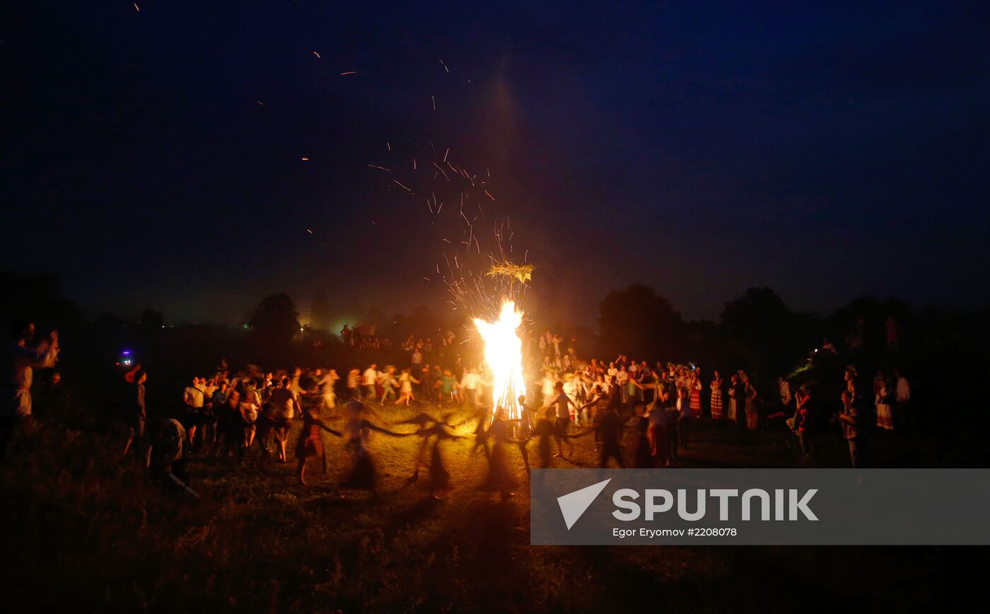 Summer solstice holiday Kupalye celebrated in Belarus