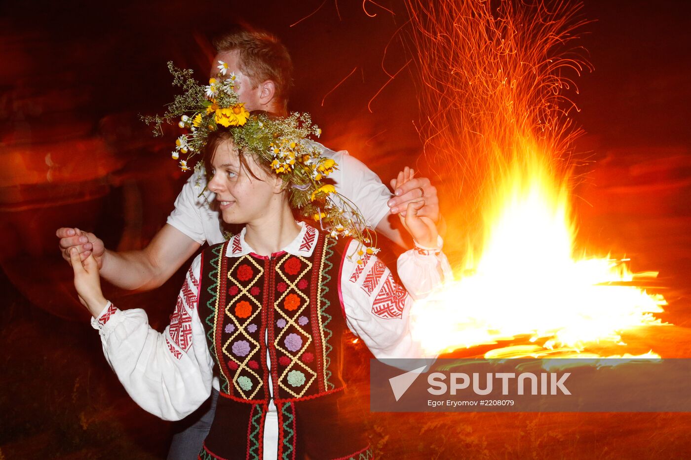 Summer solstice holiday Kupalye celebrated in Belarus