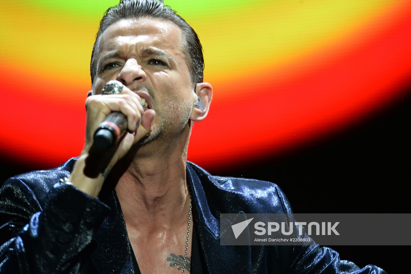 Depeche Mode give concert in St Petersburg