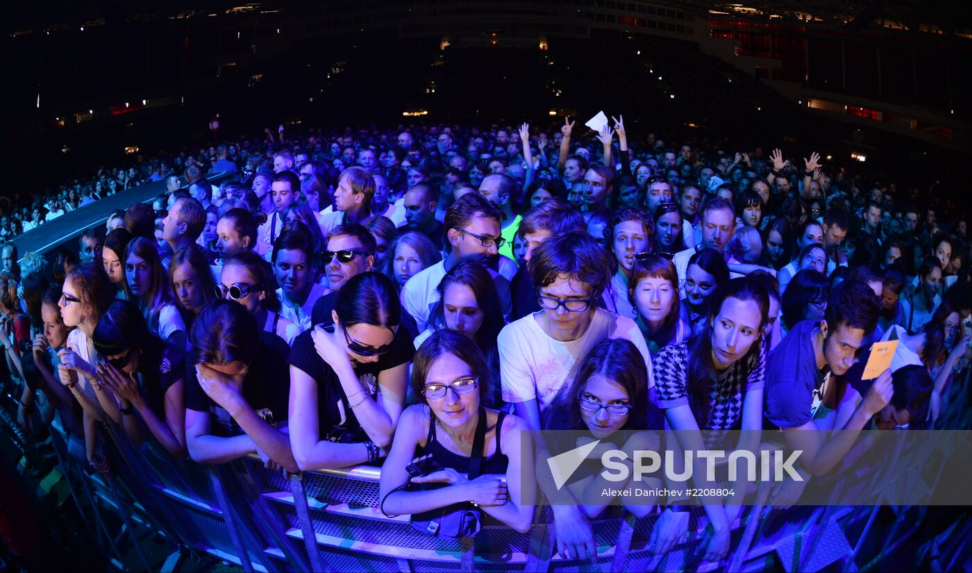 Depeche Mode give concert in St Petersburg