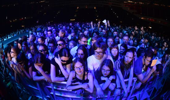 Depeche Mode give concert in St Petersburg