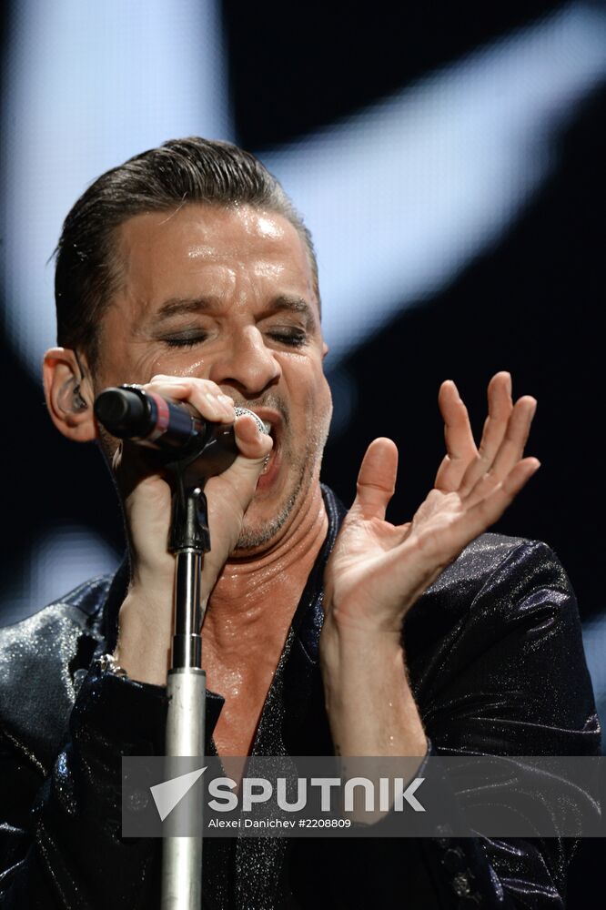 Depeche Mode give concert in St Petersburg