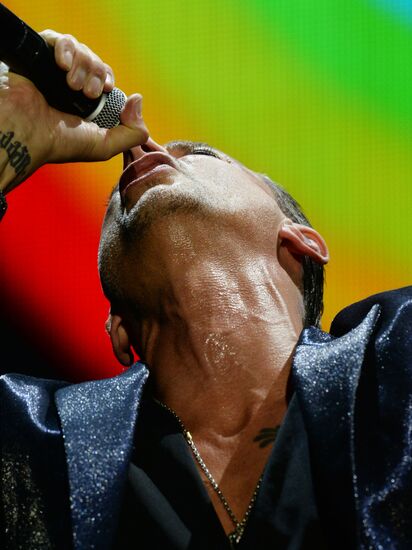 Depeche Mode give concert in St Petersburg