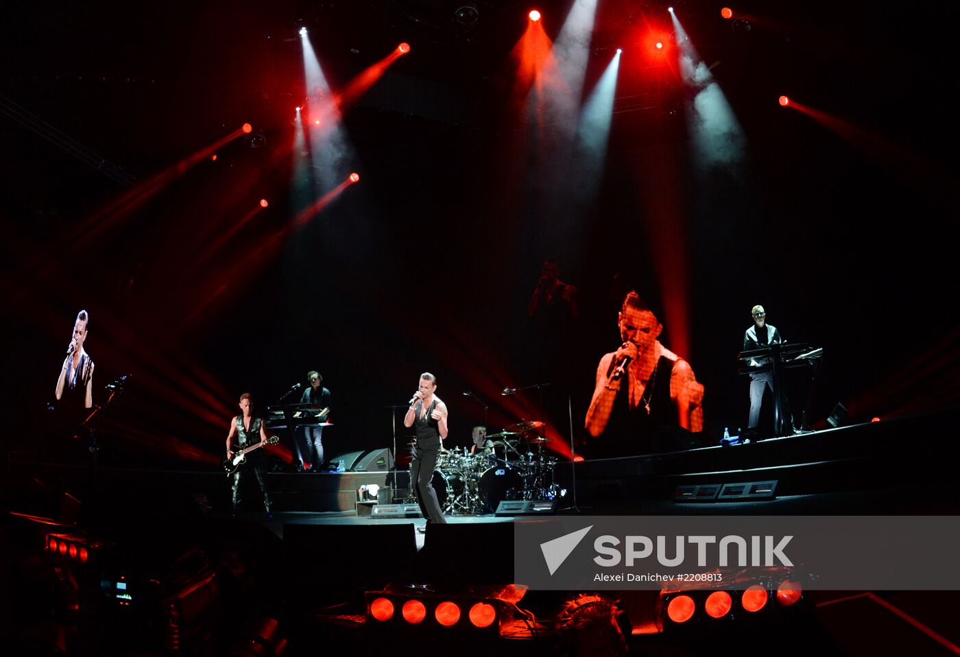Depeche Mode give concert in St Petersburg