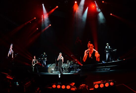 Depeche Mode give concert in St Petersburg