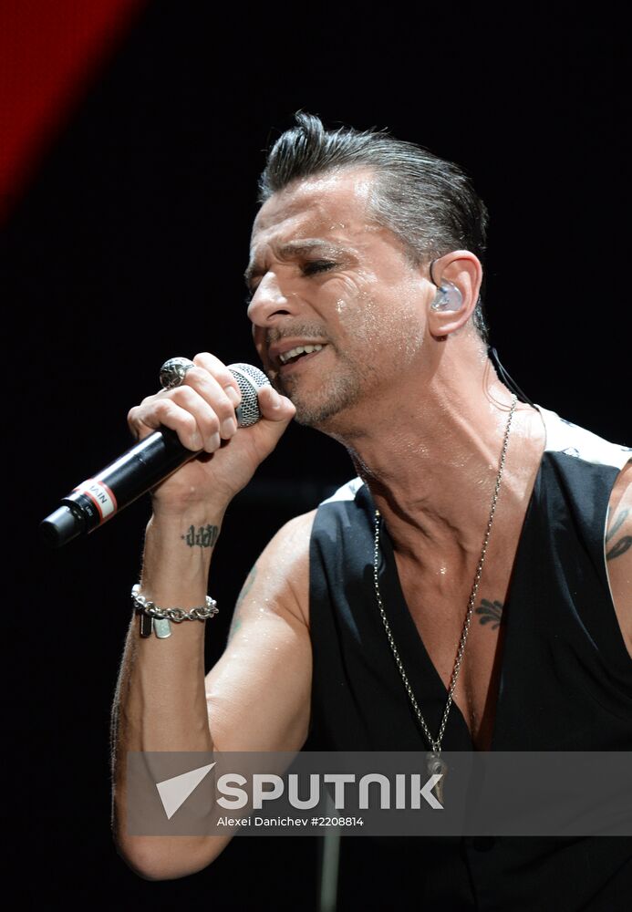 Depeche Mode give concert in St Petersburg