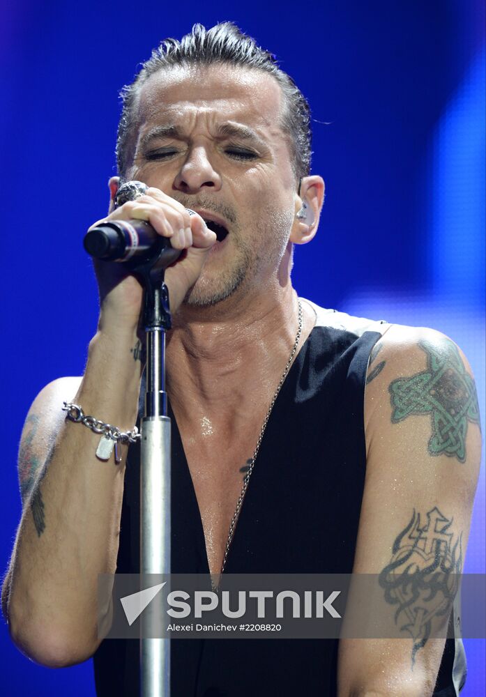 Depeche Mode give concert in St Petersburg