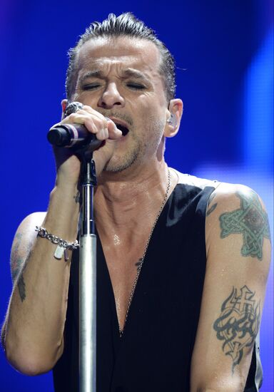 Depeche Mode give concert in St Petersburg