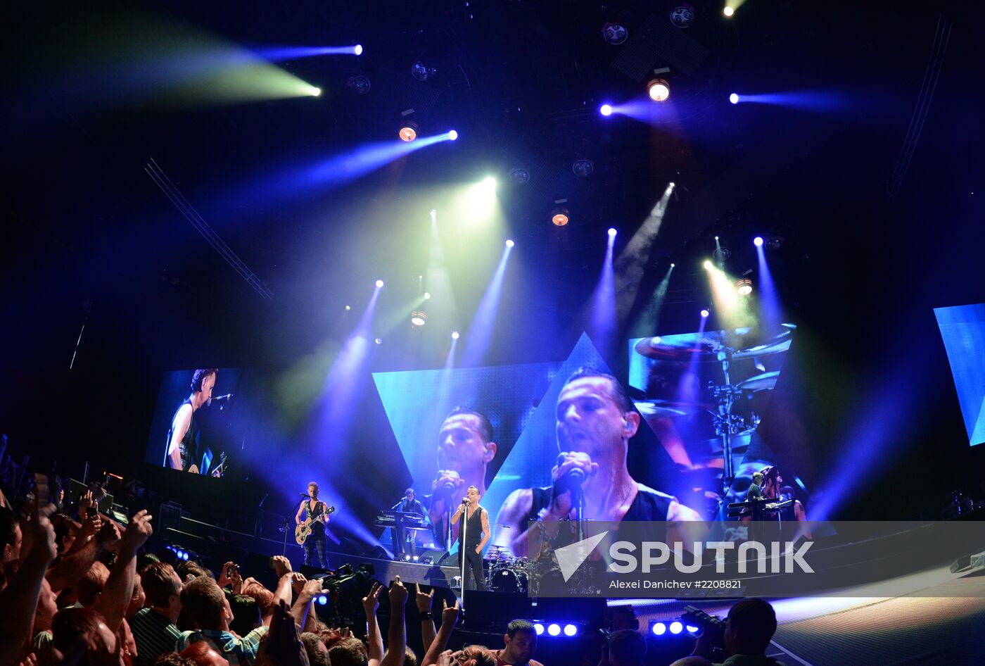 Depeche Mode give concert in St Petersburg