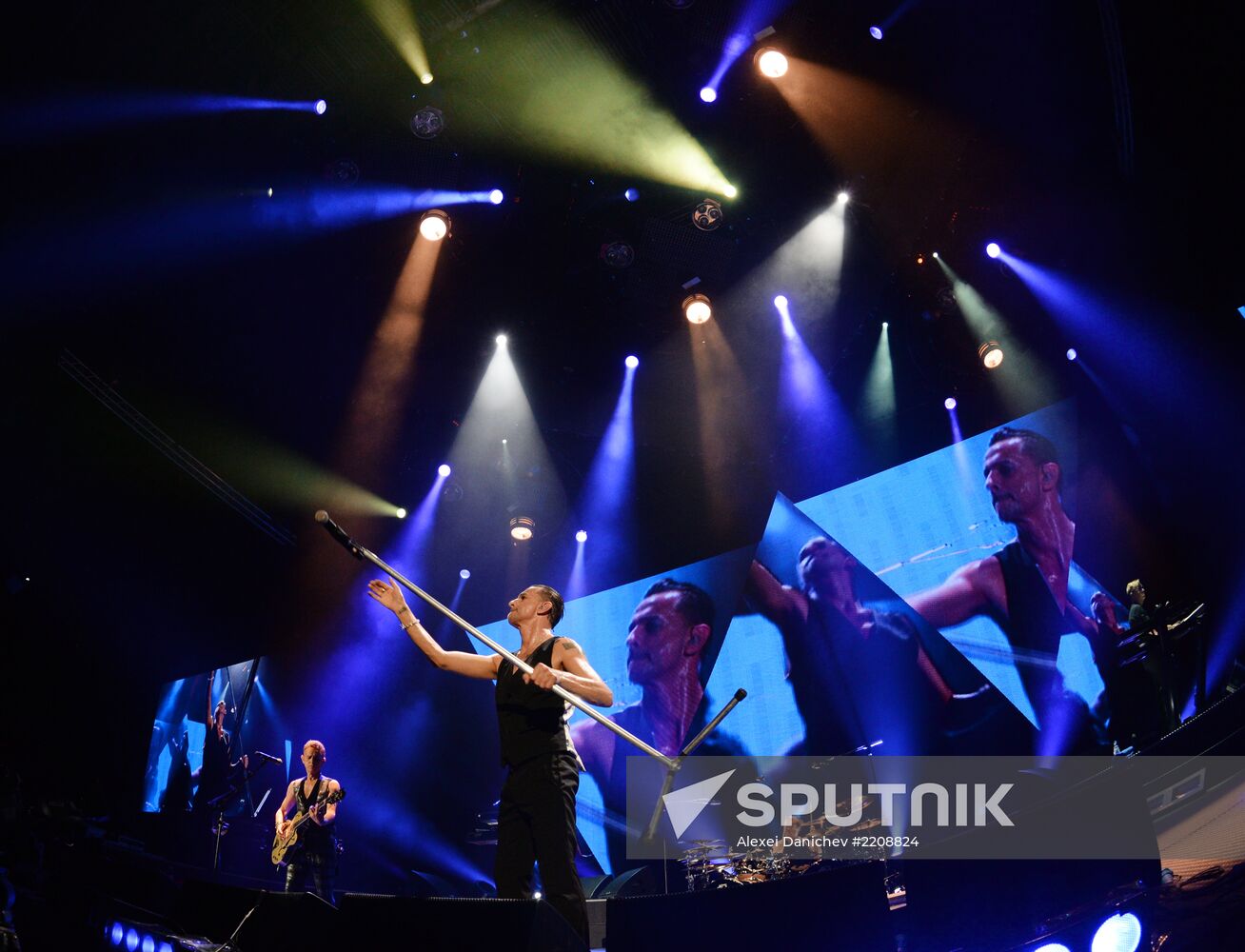 Depeche Mode give concert in St Petersburg