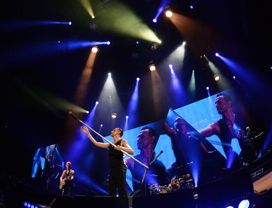 Depeche Mode give concert in St Petersburg