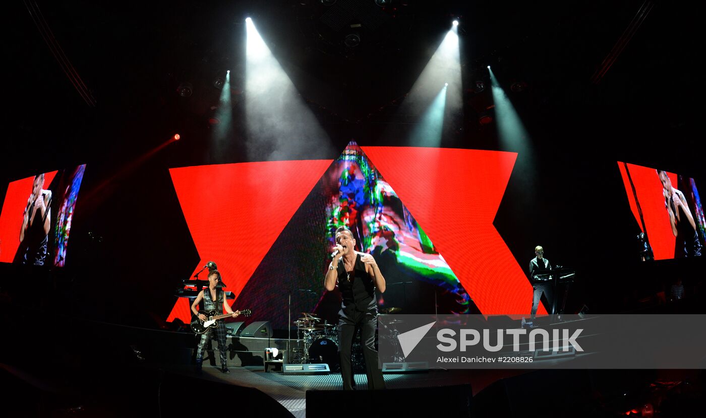 Depeche Mode give concert in St Petersburg