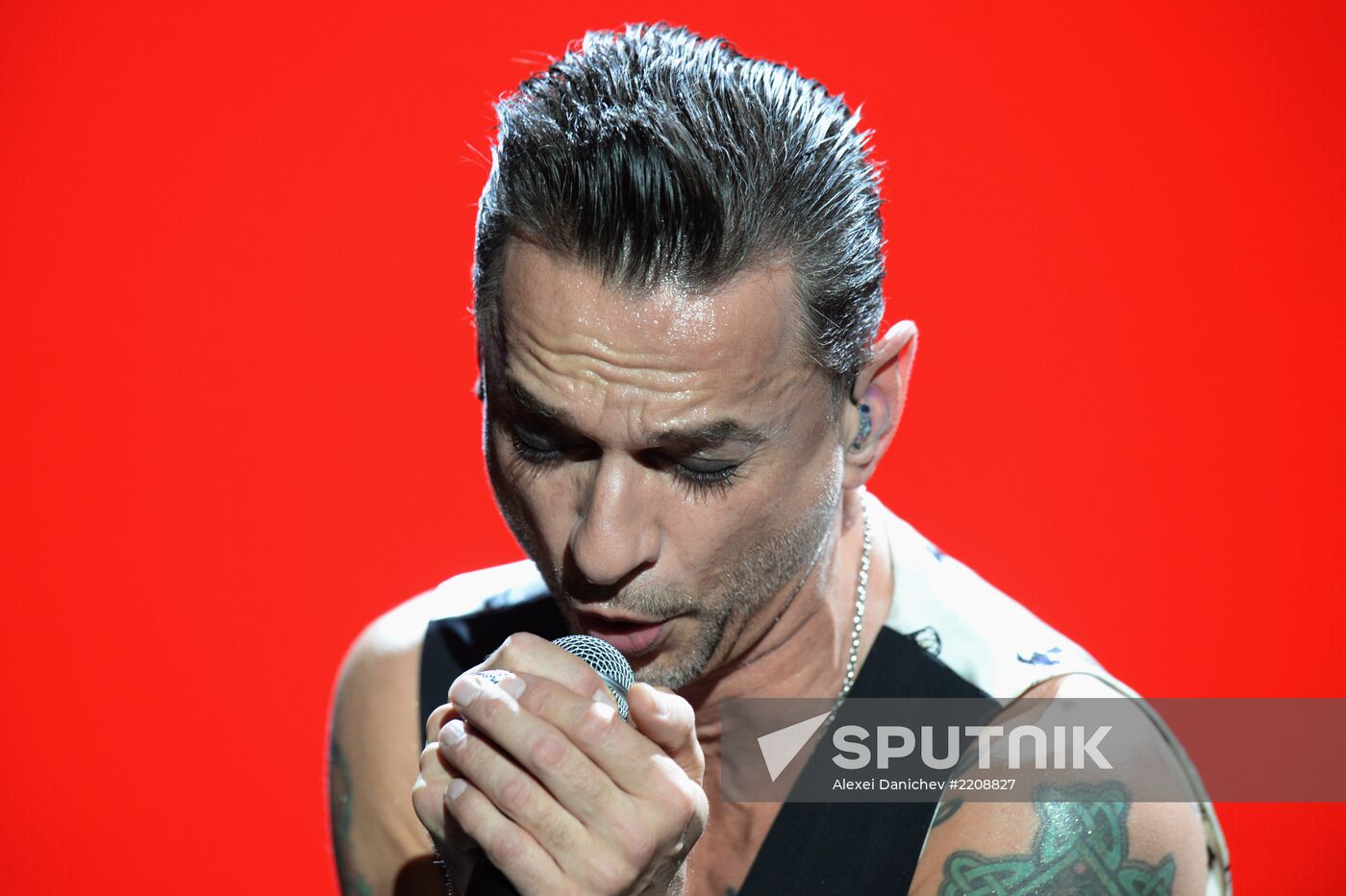 Depeche Mode give concert in St Petersburg