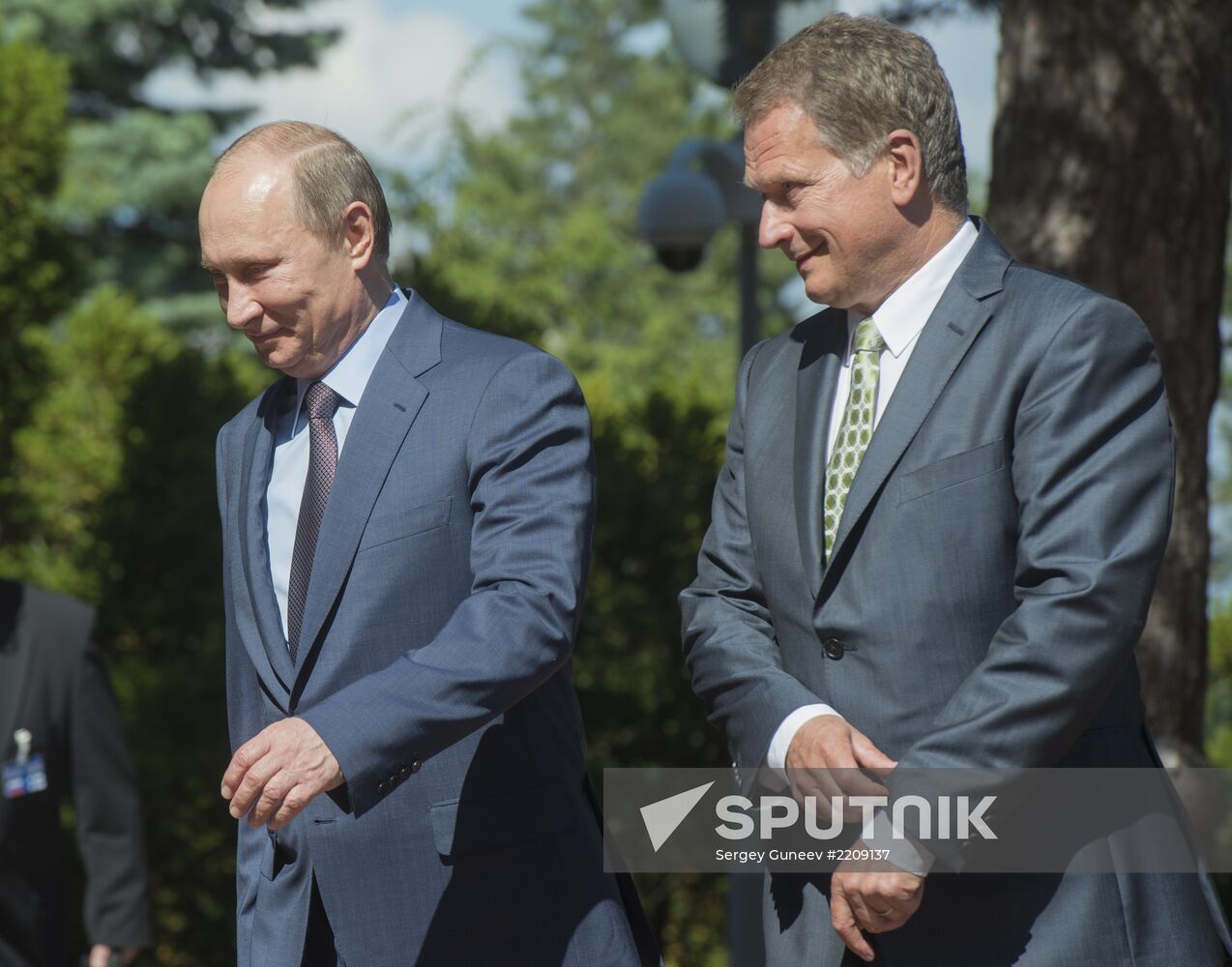 Vladimir Putin visits Finland