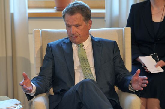 Vladimir Putin visits Finland