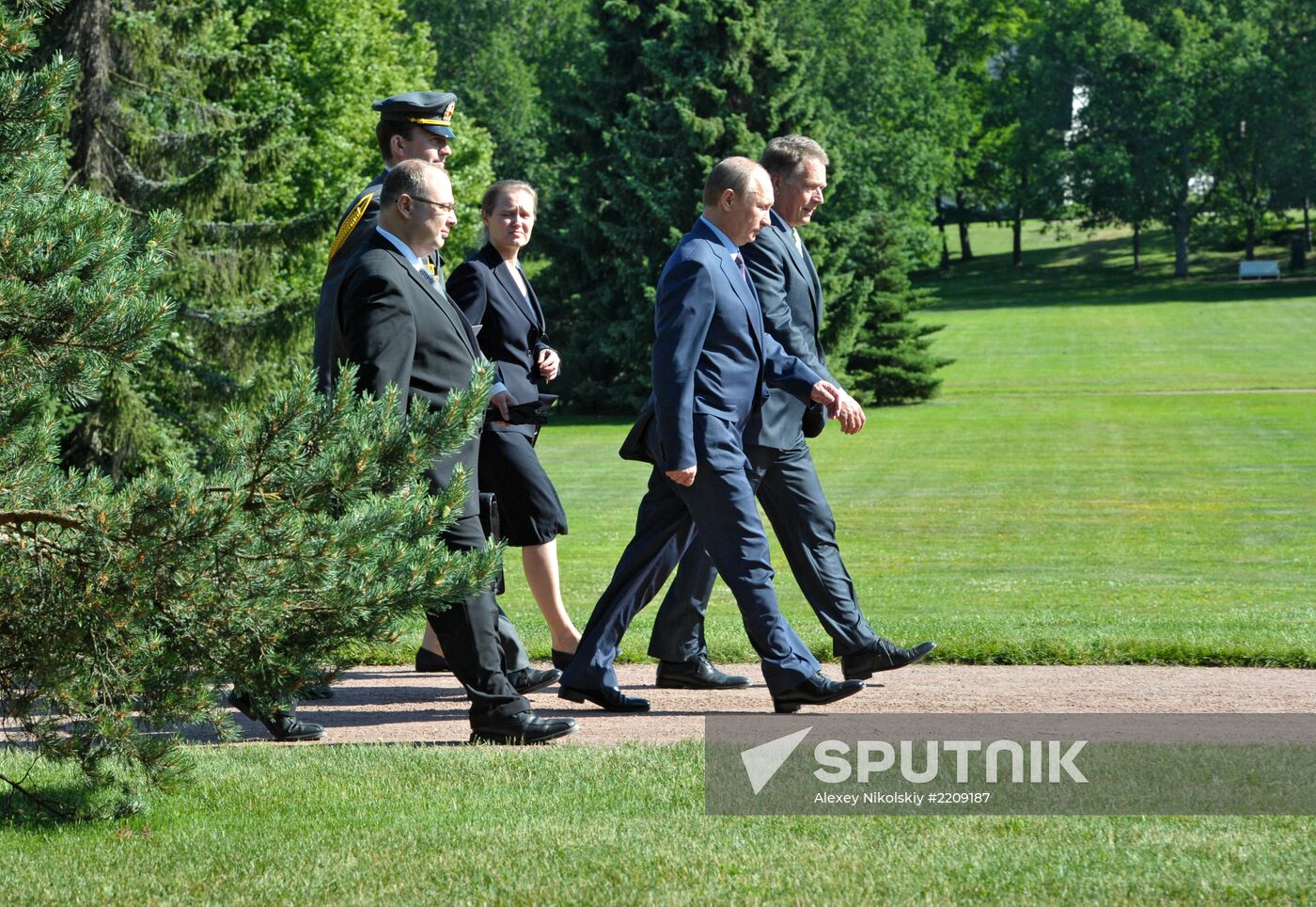 Vladimir Putin visits Finland